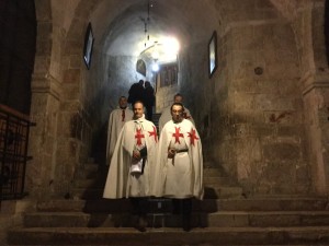 All'interno della Basilica