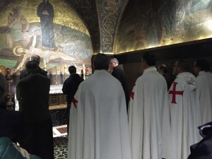 La conclusione della processione